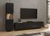 Malá obývací stěna s prosklenou vitrínou a TV stolkem do obývacího pokoje Ava