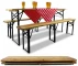 Zestaw biesiadny Ned - stół oraz 2 ławki drewniane