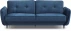 Sofa Bellis z funkcją spania typu click-clack i pojemnikiem na pościel 