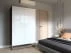 Dvoudveřová šatní skříň na kovových rámech do obývacího pokoje Avorio 120 White