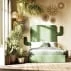 Extravagantní čalouněná postel do ložnice 180 Cactus