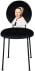 Extravagantní čalouněná židle Curios 3 - Žena s pokrývkou hlavy