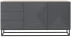 Komoda Asha 167 z szufladami na metalowym stelażu