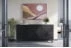 Elegantní komoda s frézovanými čely a zásuvkami na kovových rámech do obývacího pokoje Ash 167 
