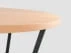 Elegantní kulatý stůl na kovových rámech do jídelny Maple Basic 90