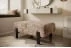 Elegantní čalouněná podnožka do obývacího pokoje Verio L