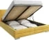 Čalouněná postel s roštem, plynovými písty a úložným prostorem do ložnice Sozontii 140