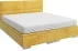 Čalouněná postel s plynovými písty a úložným prostorem do ložnice - kontinentální verze Sozontii 180