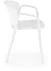 Bílá židle K-491