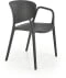 Černá židle K-491