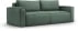 Sofa 3-osobowa Softi z funkcją spania typu DL i pojemnikiem na pościel