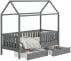 Dětská postel přízemní domeček se zásuvkami Nemos II 70x140