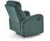 Rozkładany fotel Wonder z funkcją kołyski ciemny zielony
