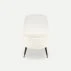 Čalouněná lavice Aveiro s úložným prostorem do obývacího pokoje krémově bílá