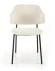 Krémově bílá židle K-497