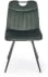 Krzesło K-521 do jadalni ciemny zielony