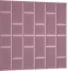 Sada čalouněných panelů Quadratta 180x180 cm