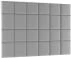 Sada čalouněných panelů Quadratta 240x180 cm