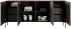 Komoda czterodrzwiowa z półkami i 4 szufladami Sonatia 200 cm