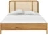 Dřevěná dubová postel Harmark 160