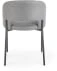 Čalouněná židle do jídelny K373, šedá