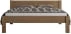 Postel dřevěná borovicová Wiktoria 120x200 cm na vysokých nožičkách