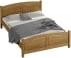 Łóżko drewniane sosnowe Mela 140x200 na wysokich nogach