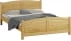 Łóżko drewniane sosnowe Mela 160x200 na wysokich nogach