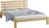 Łóżko drewniane sosnowe Klara 160x200 na wysokich nogach