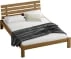 Łóżko drewniane sosnowe Klara 140x200 na wysokich nogach