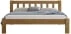 Postel dřevěná borovicová Ofelia 120x200 cm na nožičkách
