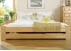 Łóżko drewniane sosnowe Lidia 160x200 na nóżkach