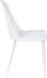 Bílá židle Lip