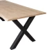 Stół dębowy z noga X 220x90 Tablo