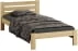 Borovicová dřevěná postel Azja 90x200
