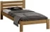 Borovicová dřevěná postel Azja 90x200
