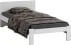 Borovicová dřevěná postel DMD5 90x200 s vysokou opěrkou hlavy