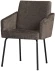 Krzesło z podłokietnikami Mount, szaro/brązowe