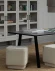 Stół z kwadratową nogą 180x90 Tablo, dąb czarny