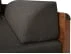 Łóżko Indiana w zestawie z materacem na drewnianej ramie, zagłówkami i poduszkami 