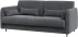 Sofa 180 do półkotapczanu BC-13 tk. grafitowa