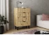 Komoda Borg Duo se 4 zásuvkami