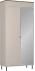 Dvoudveřová šatní skříň se zrcadlem Evo