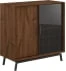 Komoda s barem a sklem Modern Loft Tabacco