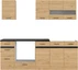 Komplet kuchenny Junona Line 220 cm z blatem