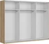 Szafa Glamour przesuwna z lustrem 270
