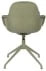 Krzesło obrotowe, z podłokietnikami, zielone Albert Kuip