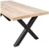 Stół z drewna mango z noga X 180x90 Tablo