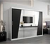 Šatní skříň s posuvnými dveřmi se zrcadlem Rhomb 250 cm