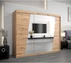 Šatní skříň s posuvnými dveřmi se zrcadlem Rhomb 250 cm